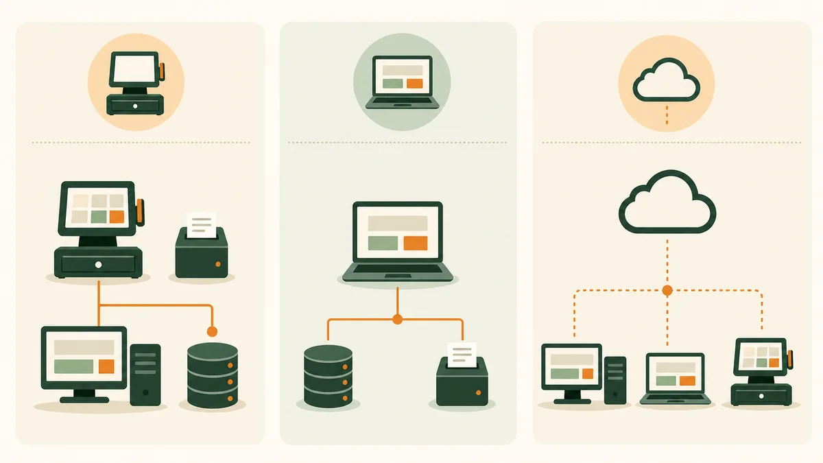 Perbandingan aplikasi kasir desktop web dan hybrid